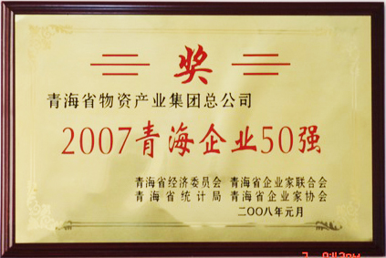 2007青海企业50强